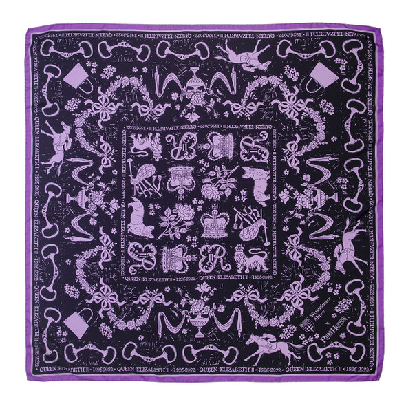 Rory Hutton for Westminster Abbey Queen Elizabeth II Silk Scarf