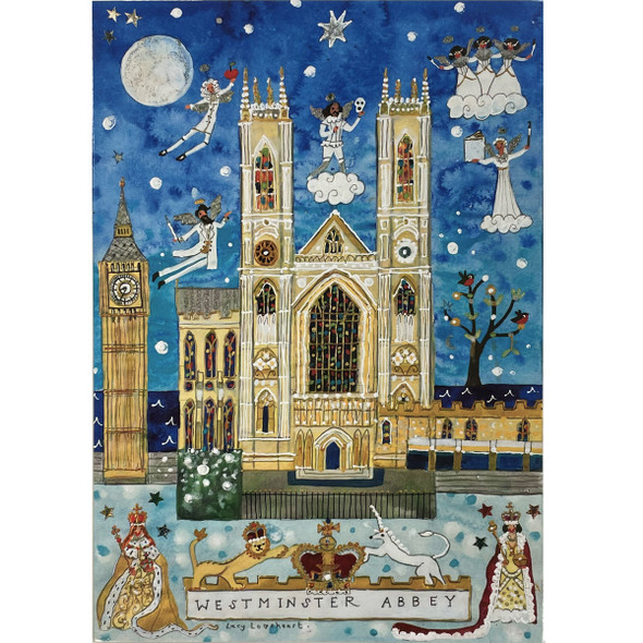 Lucy Loveheart for Westminster Abbey Christmas Card Pack of 8