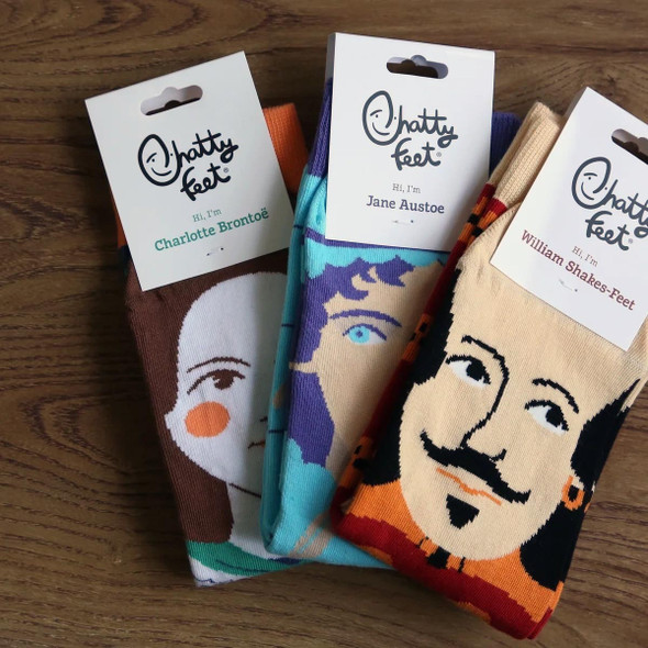 William Shakes-Feet Socks