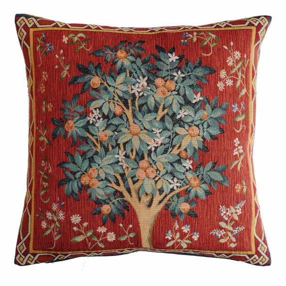 Cluny Orange Tree Large Tapestry Cushion Cover