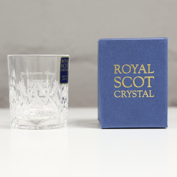 Westminster Abbey Crystal Tot Glass