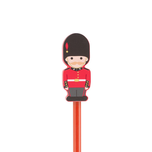 Wooden London Guardsman Topped Pencil