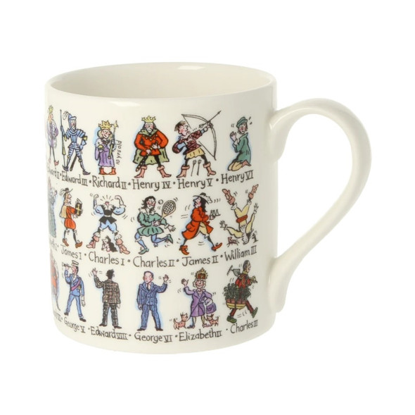 British Kings and Queens Timeline Bone China Mug