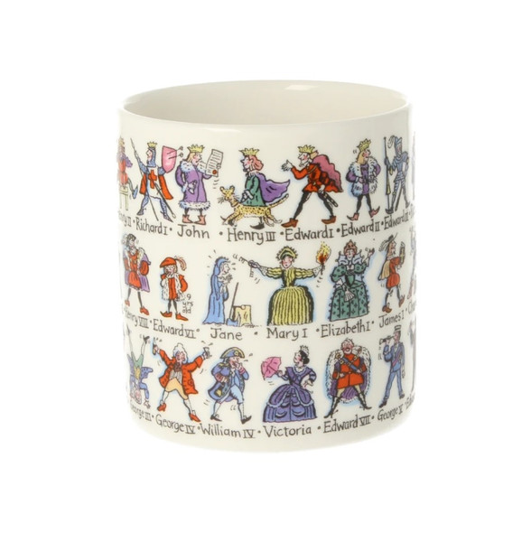 British Kings and Queens Timeline Bone China Mug