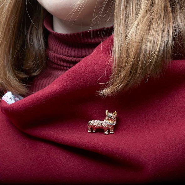 Corgi Brooch