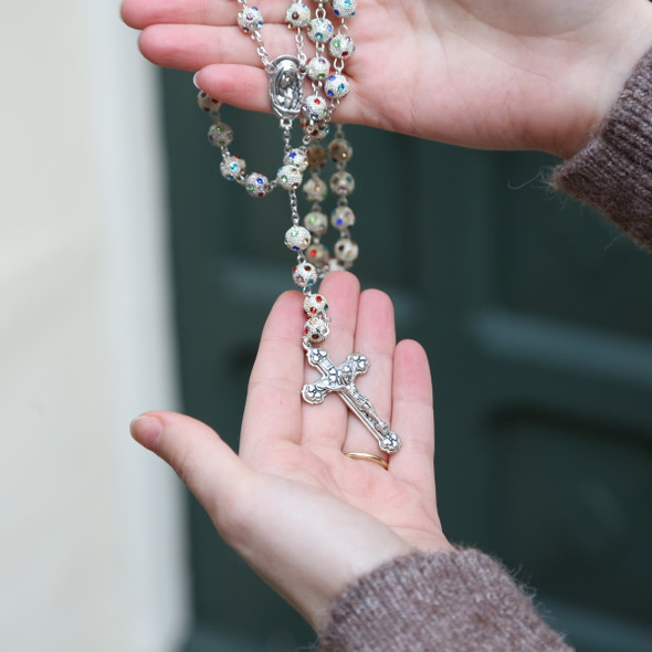Gemstone Sterling Silver Rosary