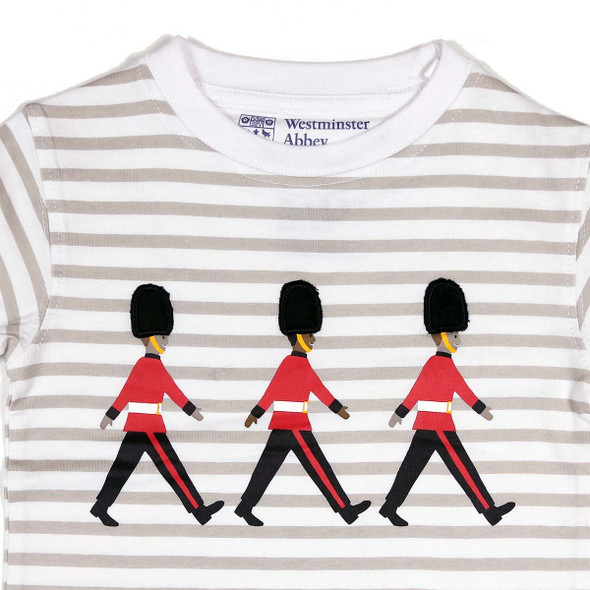 London Guards Striped Cotton T-Shirt