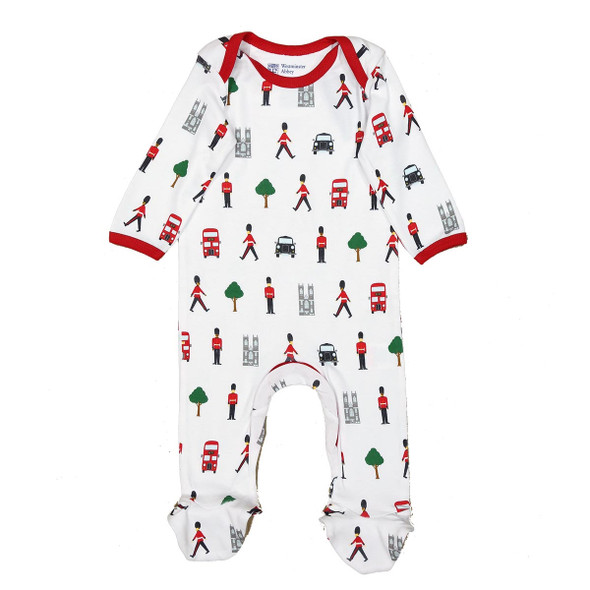 London Inspired Cotton Baby Romper