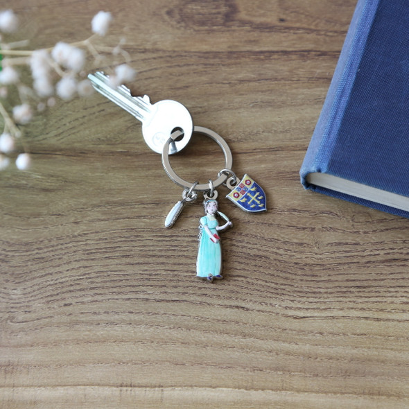 People of Westminster Abbey Jane Austen Keyring