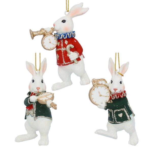 Alice in Wonderland White Rabbit Clock Instrument 