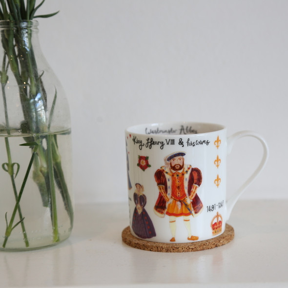 Henry VIII and his Six Wives Bone China Mug