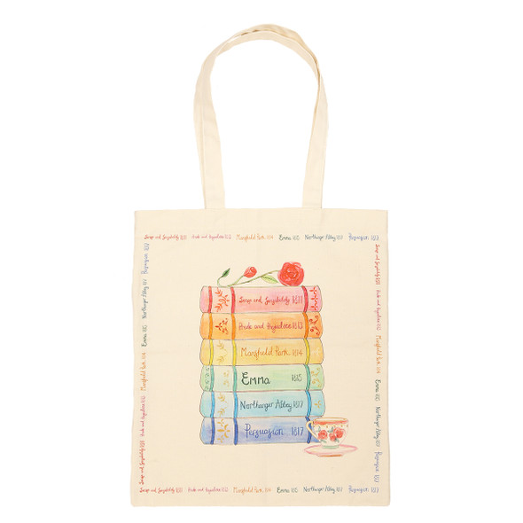 Jane Austen Cotton Tote Bag