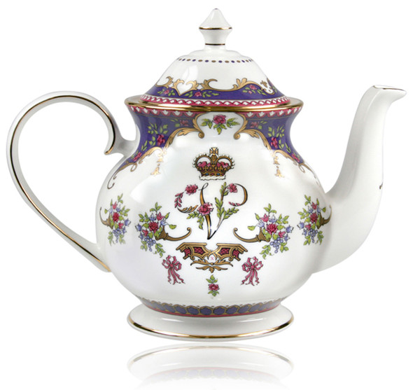 Queen Victoria Bone China Teapot
