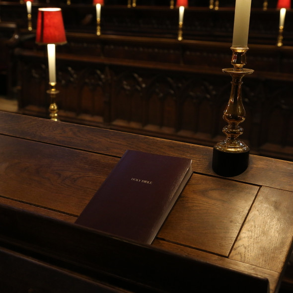 KJV Burgundy Comfort Text Holy Bible