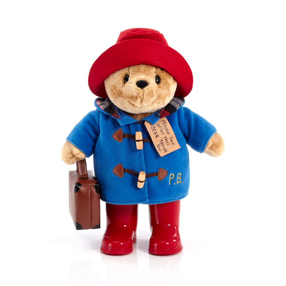 Paddington Bear Toy with Boots & Case