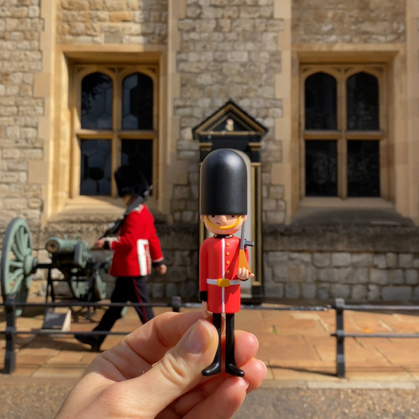 Collectable Cities London Guard Souvenir Art Toy