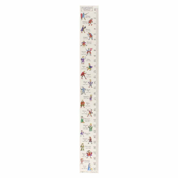 Kings and Queens of England Wooden Ruler