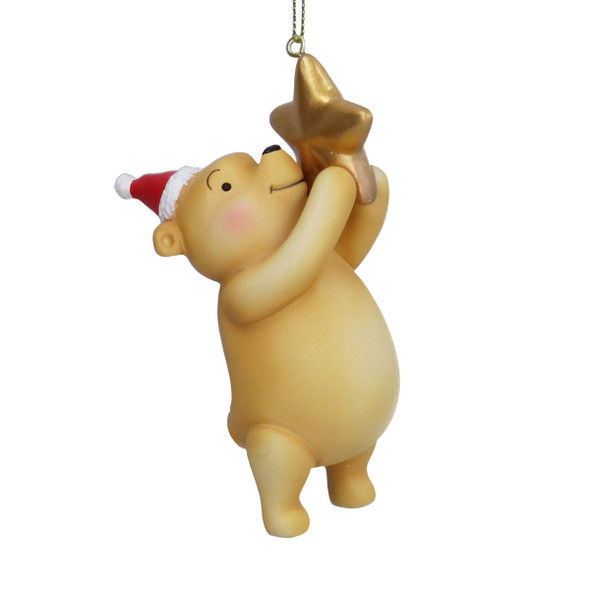 Winnie the Pooh with Star Resin Decoration