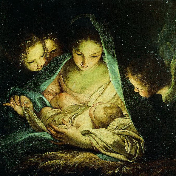 Holy Night Maratta Christmas Cards Pack of 5