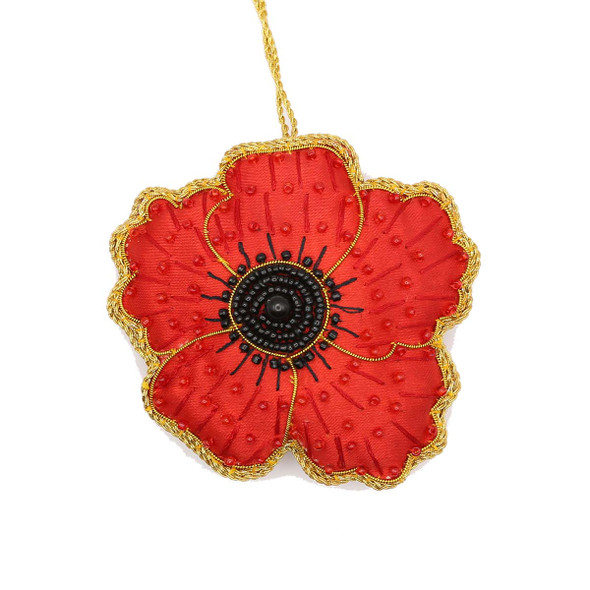 Lest We Forget Remembrance Poppy Decoration