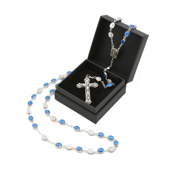 Our Lady Blue Rosary