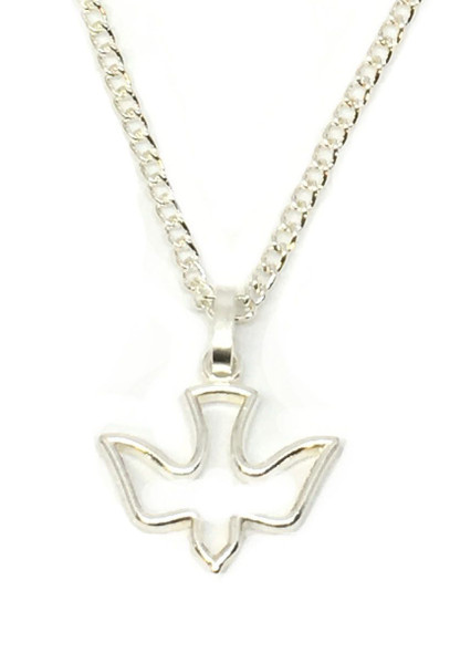 Westminster Abbey Silver Dove Necklace