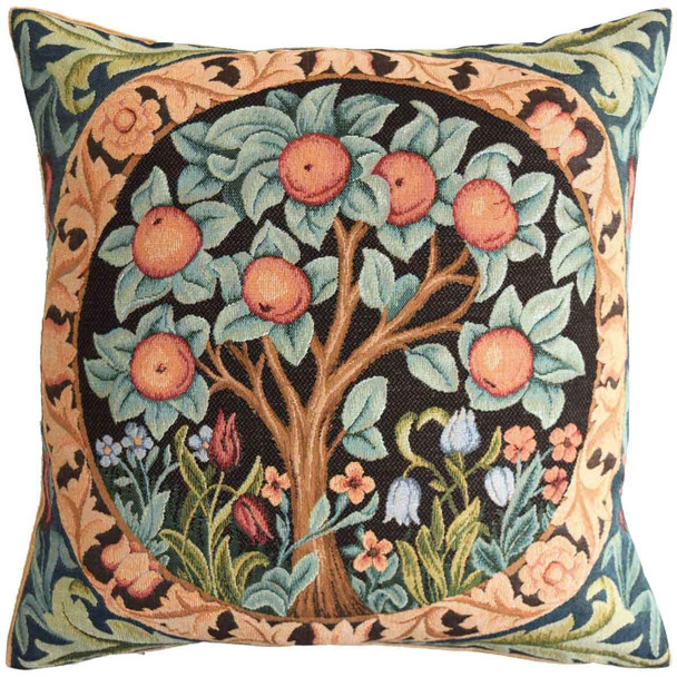 Orange Tree Tapestry Cushion Cover