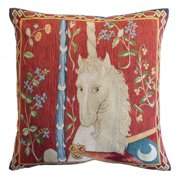 Cluny Unicorn Large Tapestry Cushion Cover
