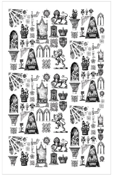 Westminster Abbey Architecture Tea Towel