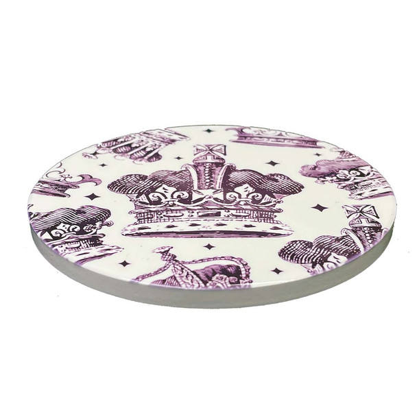 Crown Ceramic Coaster