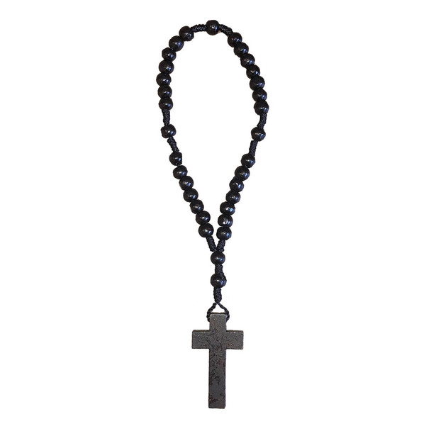 Black Wooden Anglican Rosary