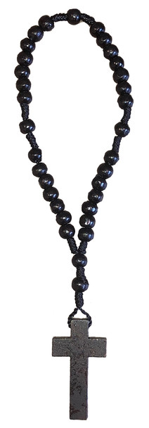 Black Wooden Anglican Rosary