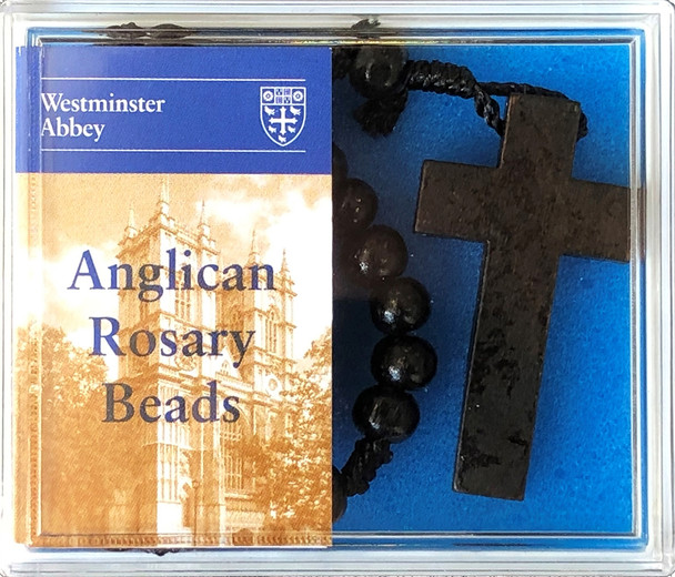 Black Wooden Anglican Rosary