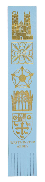 Westminster Abbey Leather Bookmark