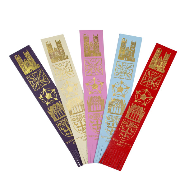 Westminster Abbey Leather Bookmark