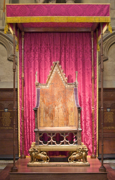 Westminster Abbey Coronation Chair Decoration