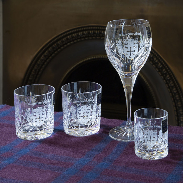 Westminster Abbey Crystal Double Tot Glass