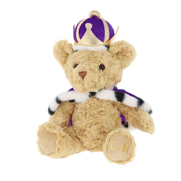 King Charles III Coronation Cuddly Bear Toy