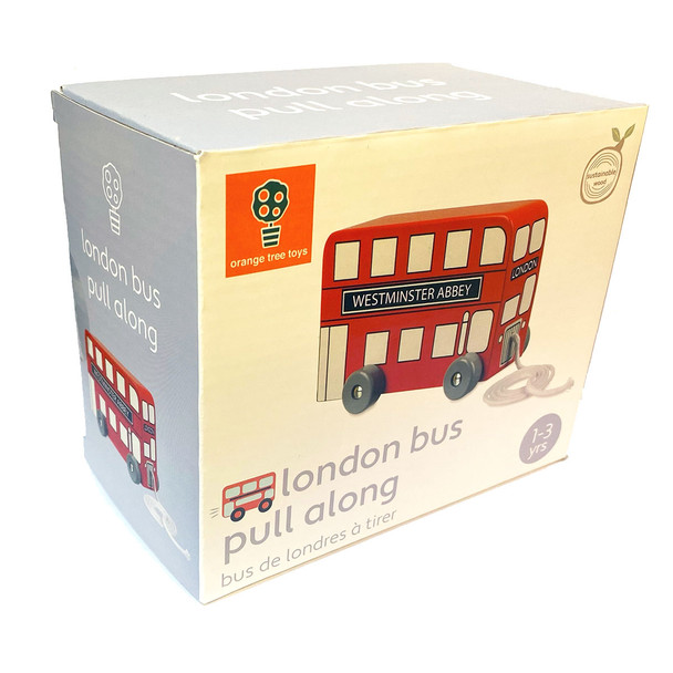 Westminster Abbey London Bus Pull Along Toy