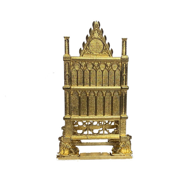 24 ct Gold Plated Coronation Chair Replica