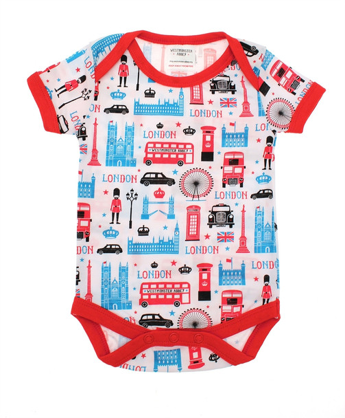 Westminster Abbey London Icons Baby Grow