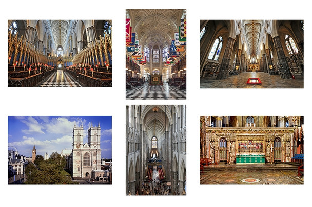 Views of Westminster Abbey Postcard Pack