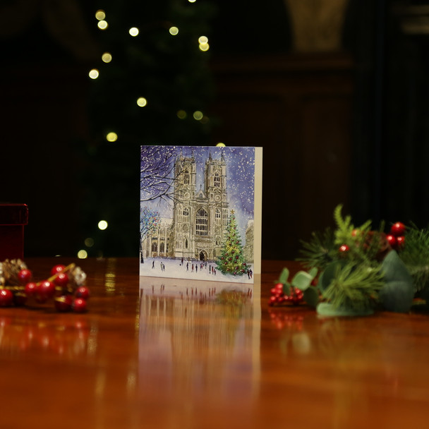 Westminster Abbey Christmas Watercolour Pack of 10