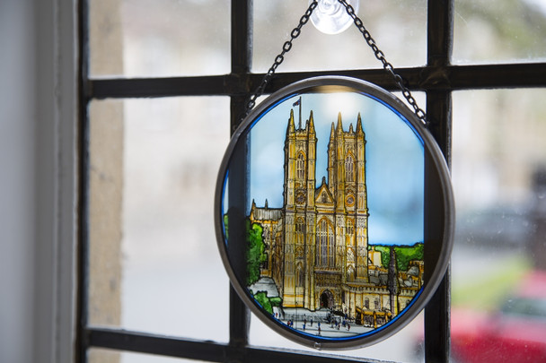 Westminster Abbey Stained Glass Window Roundel