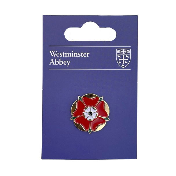 Westminster Abbey Tudor Rose Pin Badge