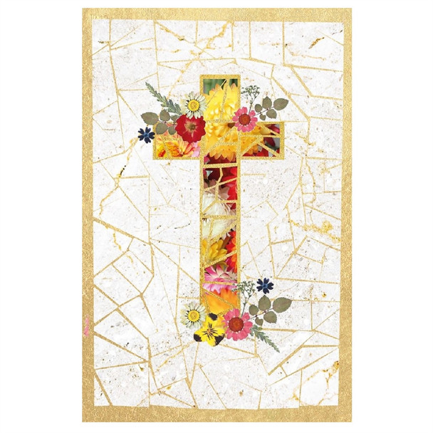 Mosaic Cross Easter Card