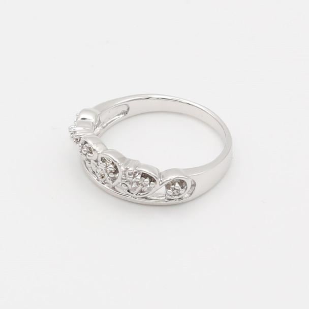 Princess Diana Sterling Silver Tiara Ring