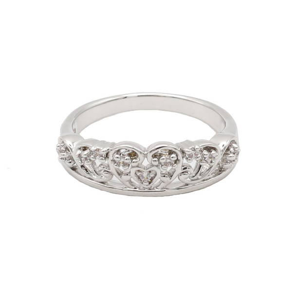 Princess Diana Sterling Silver Tiara Ring