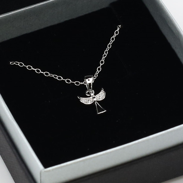 Sterling Silver Angel Necklace