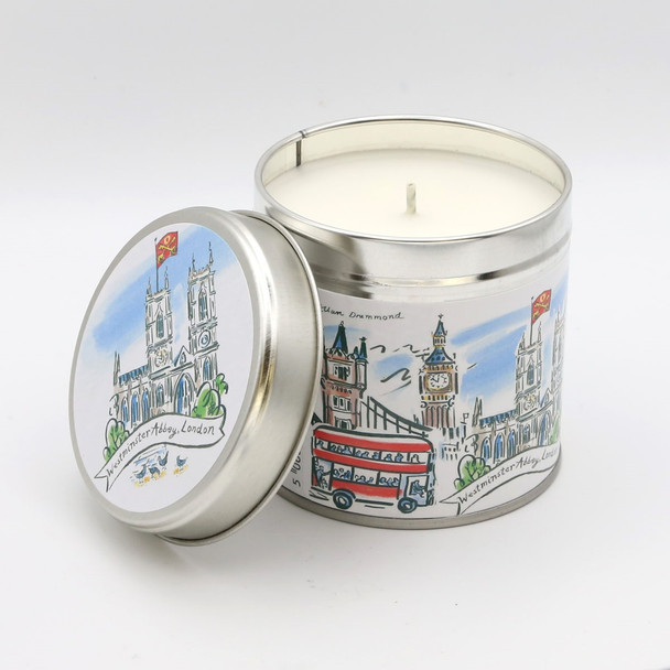 Westminster Abbey Scenes of London Cotton Candle